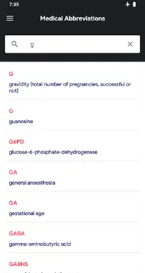 Medical Abbreviations English android App screenshot 3